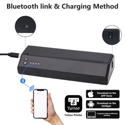 Aesthetic Bluetooth Stencil Printer