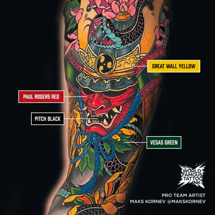 World Famous Tattoo Ink: Vegas Green