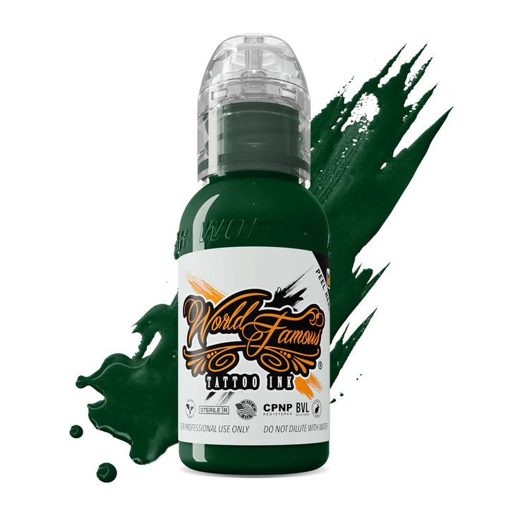 World Famous Tattoo Ink: Vegas Green