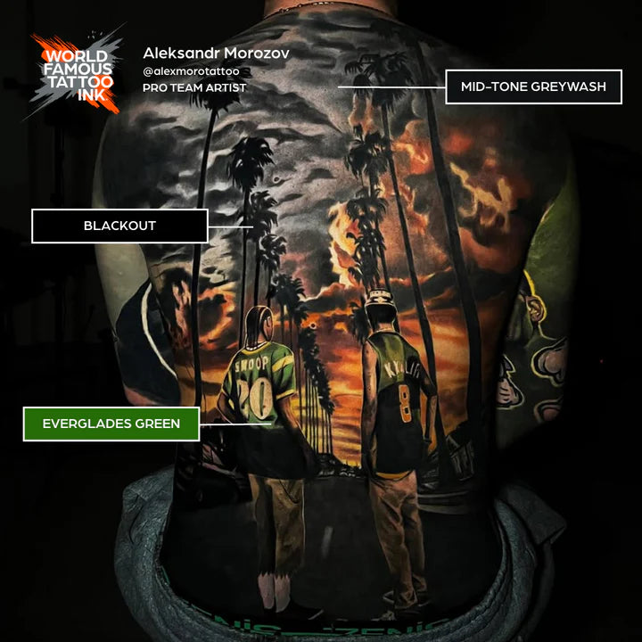 World Famous Tattoo Ink: Everglades Green