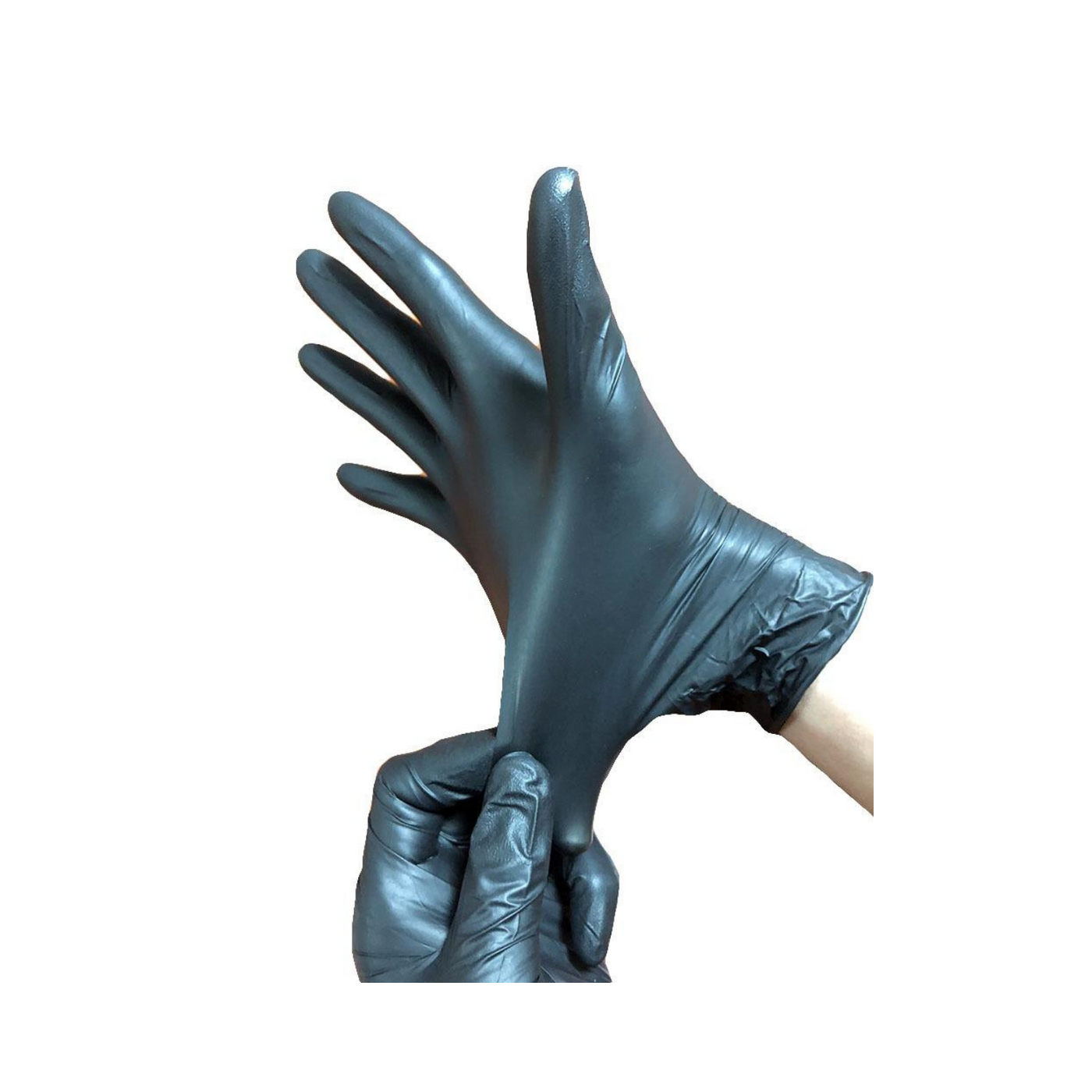 100% Nitrile Gloves Black